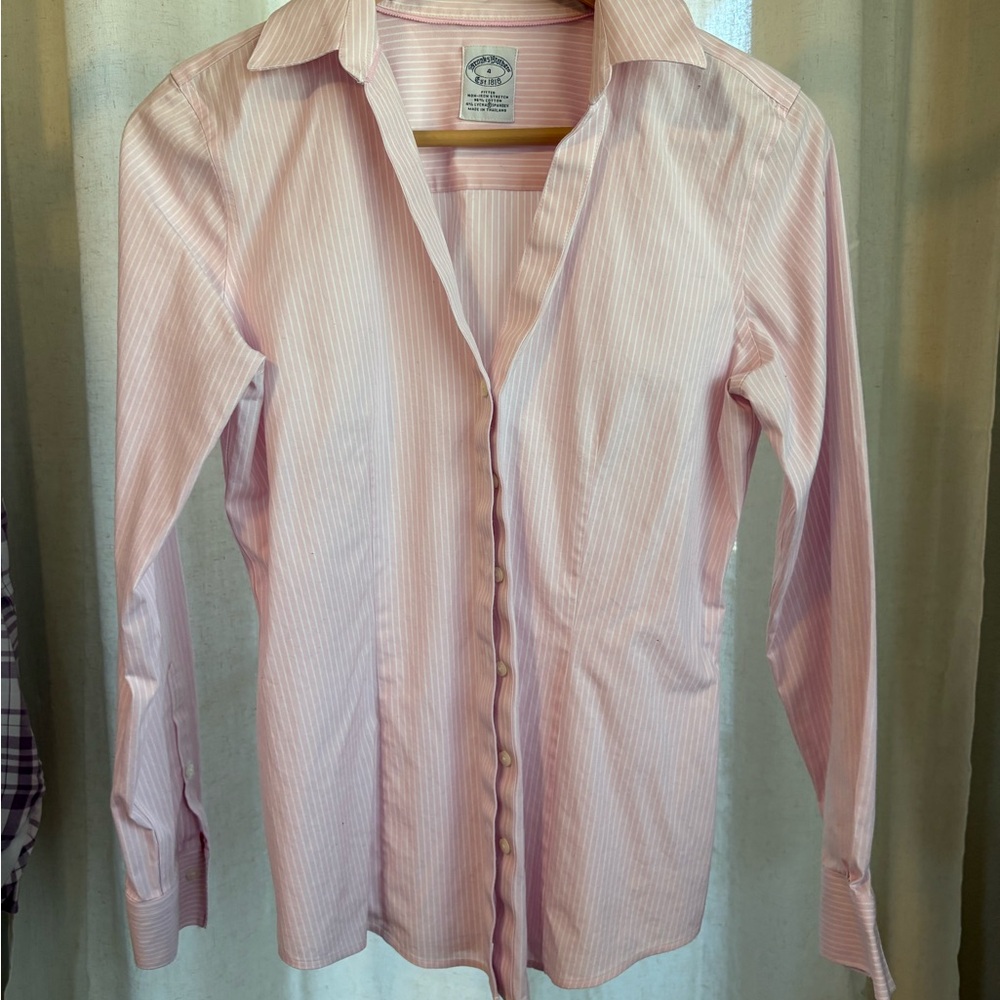 Brooks Brothers Light Pink Striped Shirt